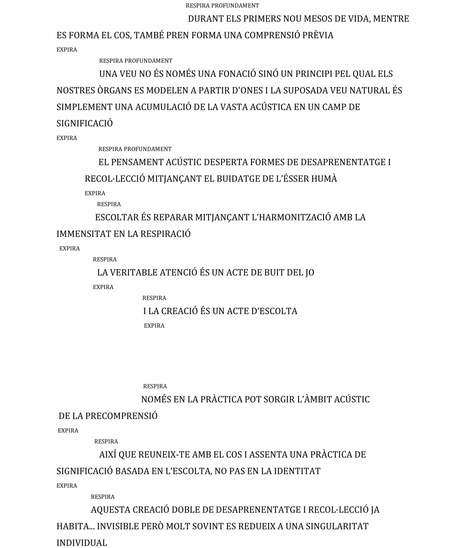 LA PARAULA VA SER PRÀCTICA