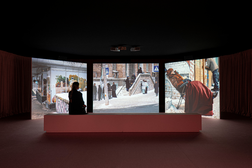 Exhibition gallery at the Museo Nacional Thyssen-Bornemisza. From the installation view of We Didn’t Start This War.