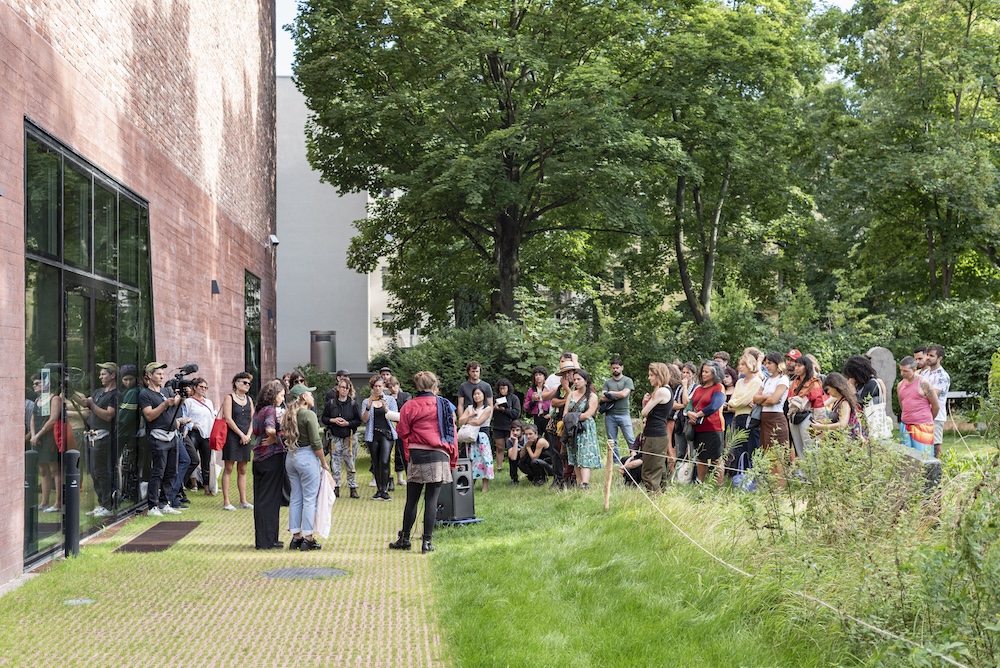 Infrastructures of Relation. View of one of the activities done at the Spore Initiative centre in Berlin.