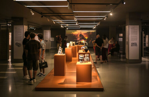 BCK, bienal de cerámica contemporánea, vista de la expo central