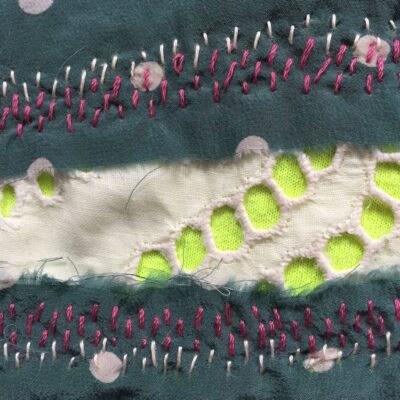 Remendar e Interdependencia - Pieza textil remendada